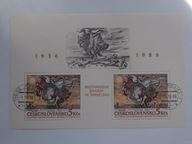 Czechosłowacja - 50 lat Brygady - Mi. bl.68 kasow.