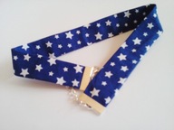 Choker z materiału w gwiazdki