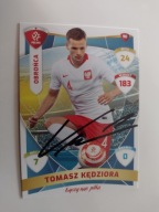 Karta panini autograf Polska Tomasz Kędziora PZPN