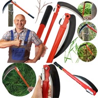 KOSA SIERP RĘCZNA DO PODCINANIA TRAWY CHWASTÓW SKŁADANA OGORODWA NÓŻ