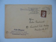 DANZIG-GDAŃSK FRITZ WEGNER SPRZEDAŻ ZNACZKÓW POCZTOWYCH 1944