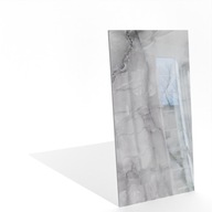 Jasnoszara płytka polerowana 120x60 marmuropodobna WYSOKI POŁYSK -gat. I
