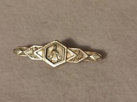 Piękna, religijna broszka z Dzieciątkiem Jezus