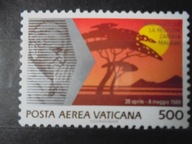 Watykan Mi. 1014** Podróże JP II w 1989 roku