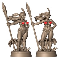 Jungle Lady Pinup B RPG Druk 3D NSFW