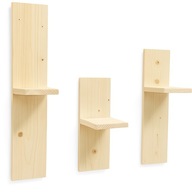 Półki / regały / podstawki na kwiaty – dekoracyjne drewniane elementy