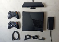 Xbox 360 Slim 320gb+2x Pad+Sensor Kinect Mod RGH, sporo gier+1500gier retro
