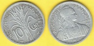INDOCHINY FRANCUSKIE 10 CENTS 1945 r.