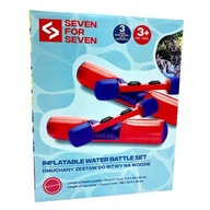Seven for 7 Dmuchany Zestaw do Bitwy na Wodzie Czerwono/Niebieski
