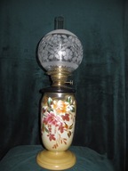 Dobra Cena-Angielska Arystokratyczna Salonowa Lampa Naftowa XIXw