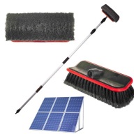 SOLIDNA SZCZOTKA DO MYCIA PANELI FOTOWOLTAICZNYCH + DODATKOWA SZCZOTKA