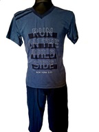 Piżama męska krótki rękaw szorty r. M