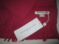 JOHNSTONS szal 100% CASHMERE fuksja (NOWY z metką)