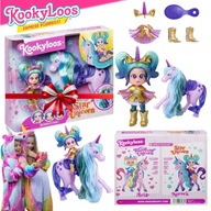 ZESTAW FIGURKA KOOKYLOOS STAR AURORA UNICORN LALECZKA JEDNOROŻEC PREZENT