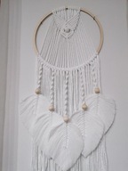 Makrama ścienna łapacz snów ze sznurka ozdoba