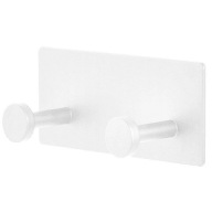 Wieszak z 2 haczykami 2 sztuki Smukee biały
