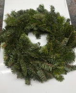 Wianek z jodły kaukaskiej 30x30cm