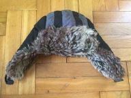 CZAPKA USZATKA dla dziecka ZIMOWA r. 56