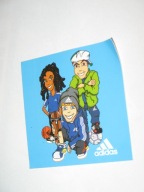 ADIDAS oryginalna naklejka z RFN