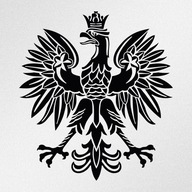 Naklejka Orzeł Czarny Godło Polski rozm. 5XL
