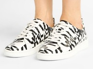 BUTY CALVIN KLEIN TENISÓWKI DAMSKIE 39 SKÓRA NATUR