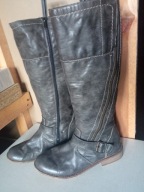 Rieker oficerki ciepłe kozaki damskie niskie r 39 wkł. 25cm