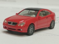 ~*~ ORYGINALNY HERPA..MERCEDES-BENZ C SPORT COUPE (CL203)..CZERWONY ~*~