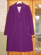 Dziekański luksusowy ciepły płaszcz 42/XL