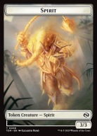 Karta Magic: The Gathering Spirit / Spirit Token TDM