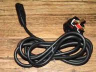 Kabel zasilający do komputera angielski LEGRAND 1,8 m bezpiecznik 13A !