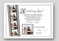 Pamiątka urodzinowa PERSONALIZOWANA | Ze zdjęciami | Plakat A4 |