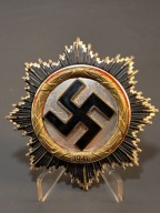 Niemiecki Złoty Krzyż Steinhauer & Lück Lüdenscheid Deutsches Kreuz in Gold