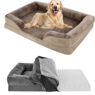 POSŁANIE LEGOWISKO ŁÓŻKO DLA PSA ORTOPEDYCZNE WODOODPORNE DUŻE XL 100x75
