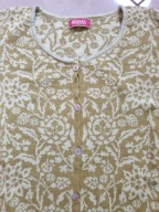 OLEANA NORWESKI SWETER 75% MERINO WOOL 25% JEDWAB L