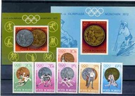 A48275)Olimpiada 72: Rumunia 3060 - 3065** + Bl 100** + 101**