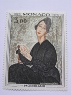 Monako - Amedeo Modigliani - malarstwo - Mi. 993 **