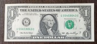 1 dolar USD seria G z 2006r. UNC
