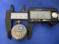 -OOOOKAZJA-- Emaliowany Sprawny Zegarek Kieszonkowy