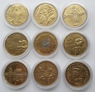 2ZŁ GN -2000 - KOMPLET MONET - 9 SZT