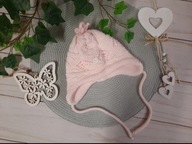 Śliczna czapeczka zimowa 3-6mies