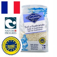 GRUBOZIARNISTA SZARA SÓL MORSKA GUERANDE 1KG - CELTYCKA - NIERAFINOWANA