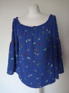 Copo de nieve luźna bluzka dekolt okrągły r M/L