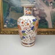 Duży wazon 26 cm styl Imari orientalny – dekoracyjny, żywe kolory