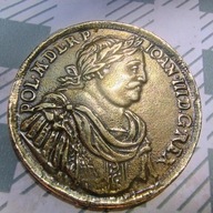 Moneta kolekcjonerska dukat Jan III Sobieski Rex Polonie d.g. rex polonie