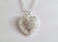 PIĘKNY WISIOR SREBRO 925 AŻUROWE SERCE