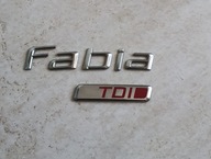 ZNACZEK EMBLEMAT KLAPY BAGAŻNIKA NAPIS FABIA II TDI