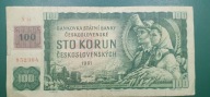 Banknot 100 koron 1961,X31,Czechosłowacja