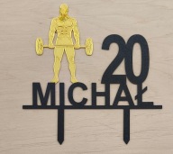 topper na tort dekoracja urodziny personalizacja CIEŻAR !!