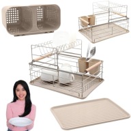 SUSZARKA DO NACZYŃ OCIEKACZ NA NACZYNIA STOJĄCA DWUPOZIOMOWA BRUNBESTE