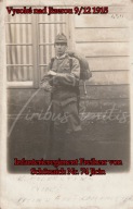 828A ŻOŁNIERZ KARABIN BAGNET IR74 VYSOKE KADAŃ 1915 KUK AUSTRO-WĘGRY